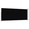 vidaXL Zložljiva stranska tenda 120 x 300 cm črna