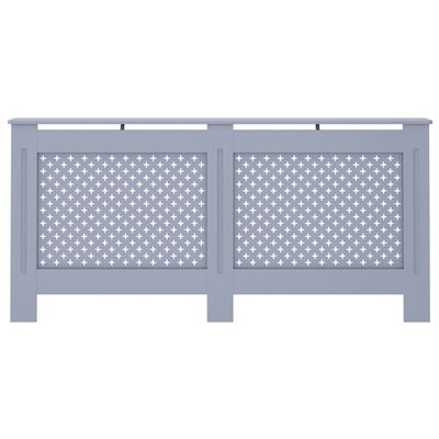 vidaXL Pokrov za radiator antraciten 172x19x81,5 cm mediapan