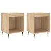 vidaXL Nočna omarica 2 kosa sonoma hrast 40x35x50 cm inženirski les