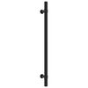 vidaXL Ročaji za omarico 20 kosov črni 224 mm nerjaveče jeklo