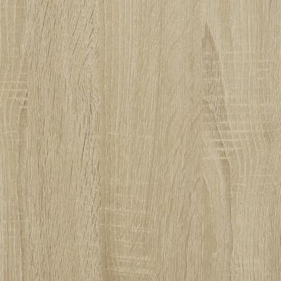 vidaXL Kopalniška omarica sonoma hrast 33x33x185,5 cm inženirski les