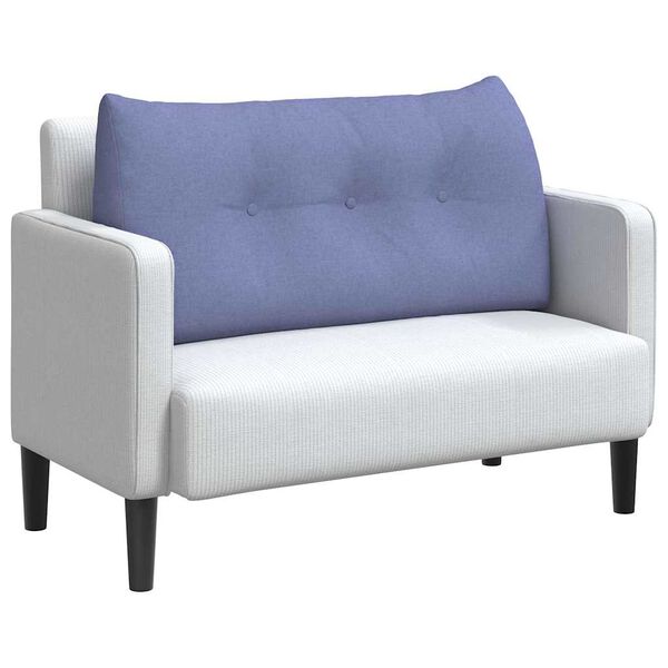 vidaXL Poglavni vzglavnik Jeans modra 100 x 24 x 50 cm blago