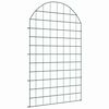 vidaXL Komplet ograje za ribnik 8 kos 50 x 80 cm Jeklo Zelena