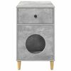 vidaXL Mačja hi&scaron;a Beton 72 x 42.5 x 70 cm Konstruiran les