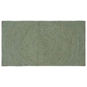 vidaXL Preproge za povr&scaron;ine Olivno zelena 60 x 110 cm Juta