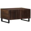 vidaXL Klubska mizica rjava 80x51x40 cm trden mangov les