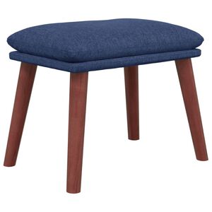 vidaXL Stolček za noge moder 45x29,5x35 cm blago