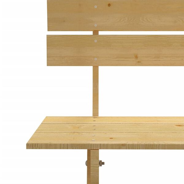 vidaXL Vrtna klop 150 cm impregnirana borovina