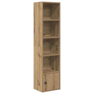 vidaXL Knjižna omara artisan hrast 31x24x127 cm inženirski les