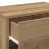 vidaXL Stenska nočna omarica 2 kosa artisan hrast