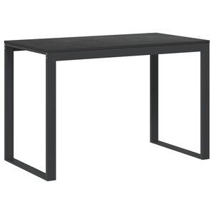 vidaXL Računalni&scaron;ka miza črna 110x60x73 cm iverna plo&scaron;ča
