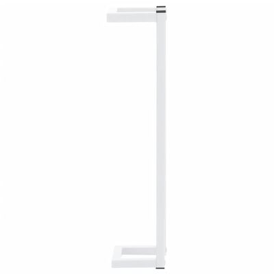 vidaXL Stojalo za brisače belo 12,5x12,5x60 cm jeklo