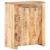 vidaXL Komoda 59x33x75 cm robusten mangov les