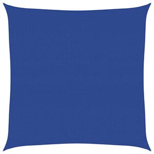 vidaXL Senčno jadro 160 g/m&sup2; kvadratno modro 5x5 m HDPE
