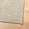 vidaXL Rug "ZIZUR" Cream 80x200 cm Juta videz Notranje in zunanje