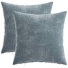 vidaXL Prevleka za blazino 2 kos HEERLEN Svetlo modra 40 x 40 cm