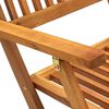 vidaXL Zložljiva vrtna jedilna garnitura 5-delna trden akacijev les