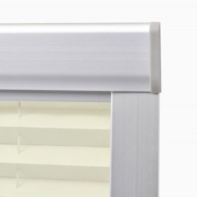 vidaXL Senčilo za zatemnitev okna z naborki krem MK06