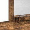 vidaXL Toaletna mizica Dimljeni oreh 100 x 41 x 140 cm Konstruiran les