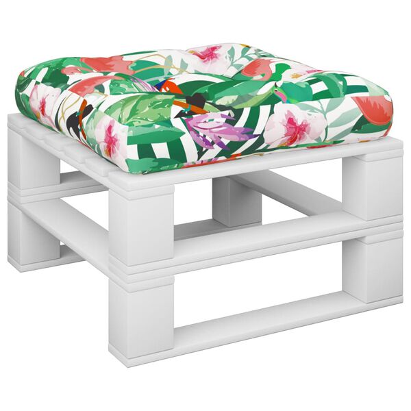 vidaXL Blazina za palete večbarvno blago 60x60x12 cm