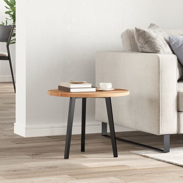 vidaXL Mizna plo&scaron;ča okrogla &Oslash;50x2 cm trdna akacija