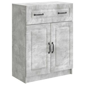 vidaXL Strani &scaron;al Betonsko siva 66 x 34,5 x 87 cm Inženirski les