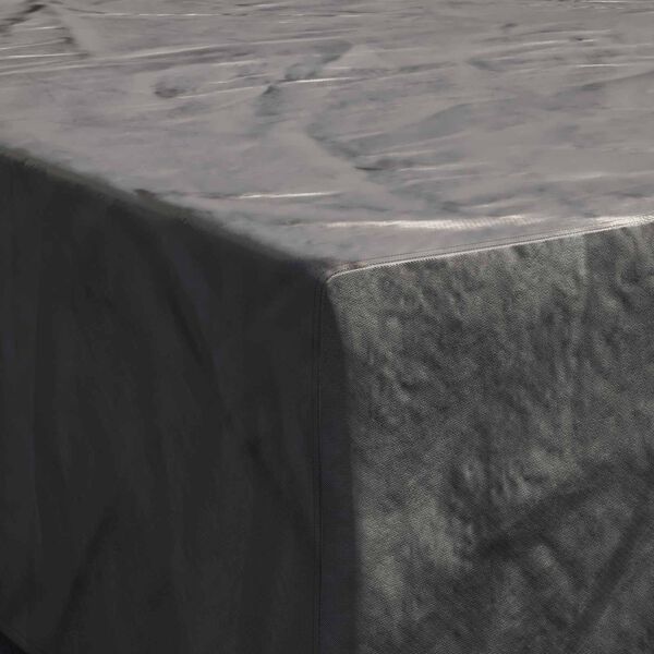 vidaXL Prevleka za pohi&scaron;tvo Enobarvno Črna 275 x 275 x 70 cm 210D