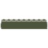 vidaXL Robniki za trato 30 kos 103 x 0,05 x 22 cm Jeklo Olivno zelena