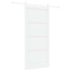 vidaXL Drsna vrata ORKDAL 93 x 202 cm Inženirski les Bela