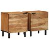 vidaXL Nočne omarice 2 kosa 40x33x46 cm masivni les akacije