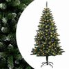 vidaXL Umetno Zložljivo Božično Drevo 150 cm 150 LED Toplo bela