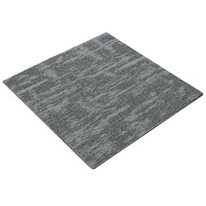 vidaXL Preproga plo&scaron;čica Rock siva 50 x 50 cm 36 kos PP in Bitumen