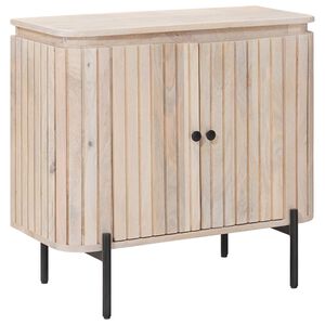 vidaXL Strani &scaron;al 70 x 30 x 65 cm Masivno mangovo les in vezan les