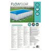 Bestway Solarno pokrivalo za bazen Flowclear 703x336 cm modro