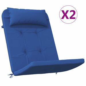 vidaXL Blazine za stole 2 kos Oxford tkanina Modra 58 x 77 x 4,5 cm