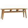 vidaXL TV omarica 120x35x45 cm trdna tikovina