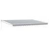 vidaXL Zložljiva tenda antracit in bela 4,5x3 m blago in aluminij