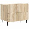 vidaXL Nočna omarica Sonoma hrast 62 x 34,5 x 49,5 cm Inženirski les