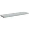 vidaXL Stenske police 2 kosa betonsko sive 90x23,5x3,8 cm MDF