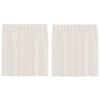 vidaXL Voile zavese z zavihkom Top 2 kosa krem