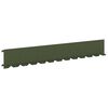 vidaXL Robovi trave 10 kos 102 x 15 x 4 cm Jeklo Olivno zelena