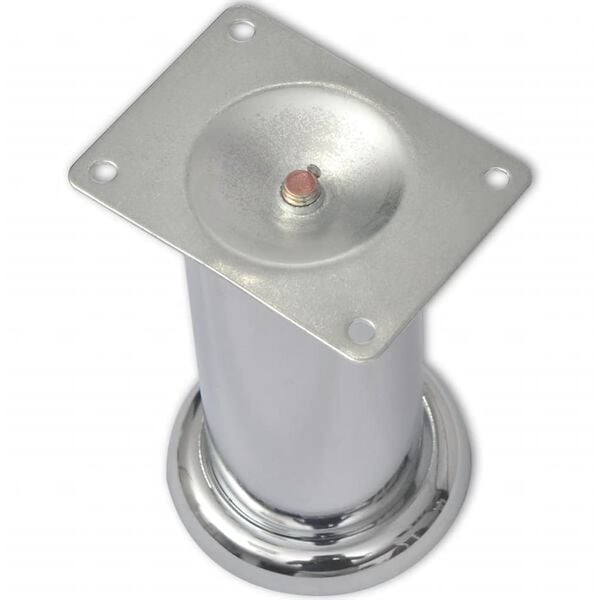 vidaXL Noge za kavč 8 kosov okrogle krom 120 mm