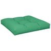 vidaXL Blazina za kavč iz palet zelena 70x70x12 cm