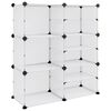 vidaXL Stojalo za čevlje prozorno 84x31,5x93 cm PP
