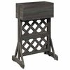 vidaXL Vertical Garden Trellis Siva 48 x 30 x 70,5 cm Trdna smreka