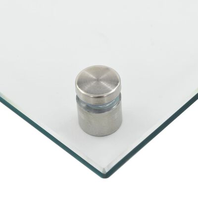 vidaXL Kuhinjska zaščitna obloga prozorna 100x60 cm kaljeno steklo