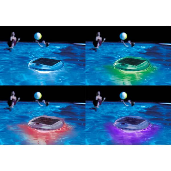 Intex plavajoča solarna LED luč za bazen