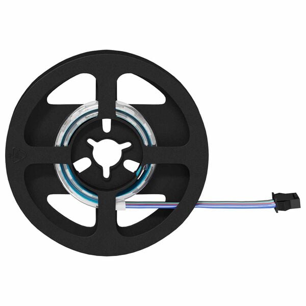 vidaXL LED trak 2 pcs Črna in prozorna 250 mm Baker in plastika