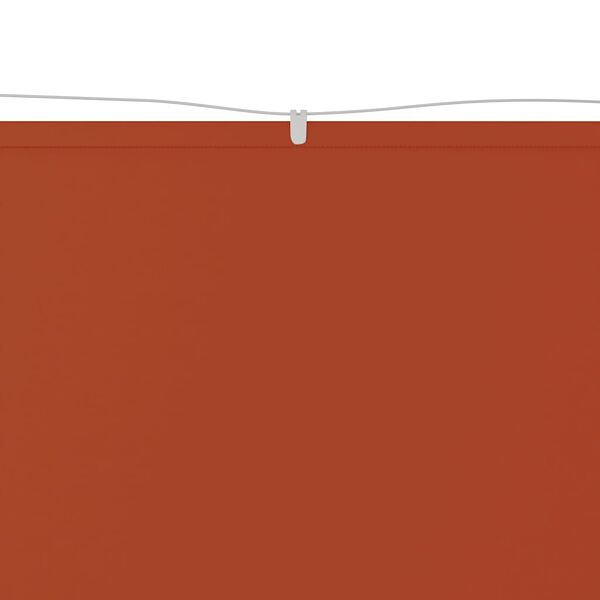 vidaXL Vertikalna markiza terakota 60x1000 cm tkanina oxford