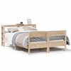 vidaXL Posteljni okvir brez vzmetnice 140x190 cm trdna borovina